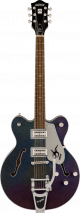 Gretsch Electromatic John Gourley Broadcaster Signature CB DC Bigsby Iridescent Black