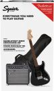 Squier Affinity Stratocaster HSS Pack, Charcoal Frost Metallic