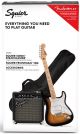 Squier Sonic Stratocaster Pack 2-Color Sunburst 
