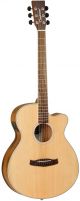 Tanglewood Discovery Exotic DTB SFCW PW, Natural Satin
